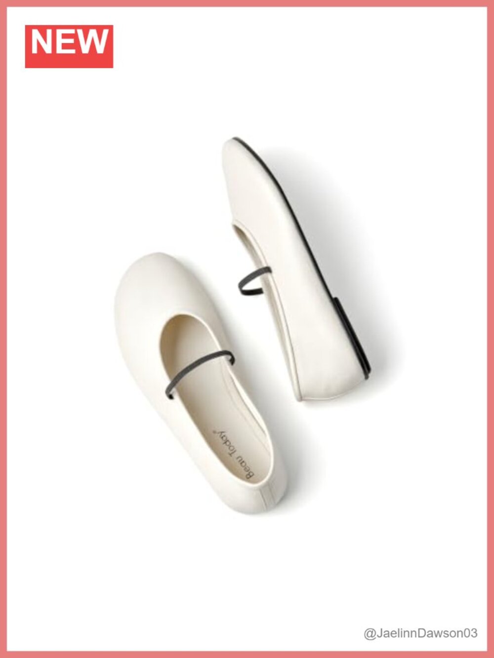 Women's Sheepskin Leather Slip-On Mary Jane Flats